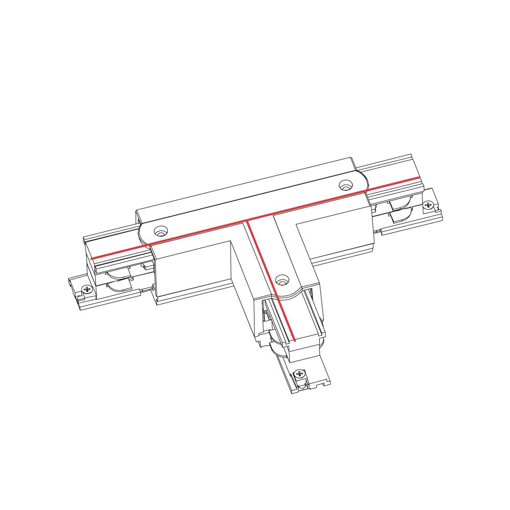 CTLS POWER T CONNECTOR RIGHT 1 WHITE (T-R1) - Слика 2