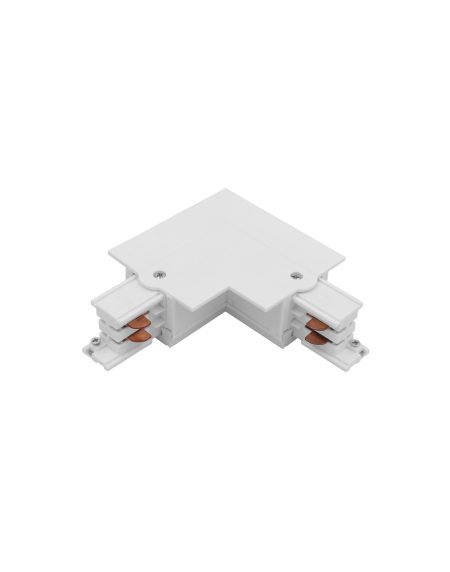 CTLS RECESSED POWER L CONNECTOR , LEFT ( L-L) WHITE