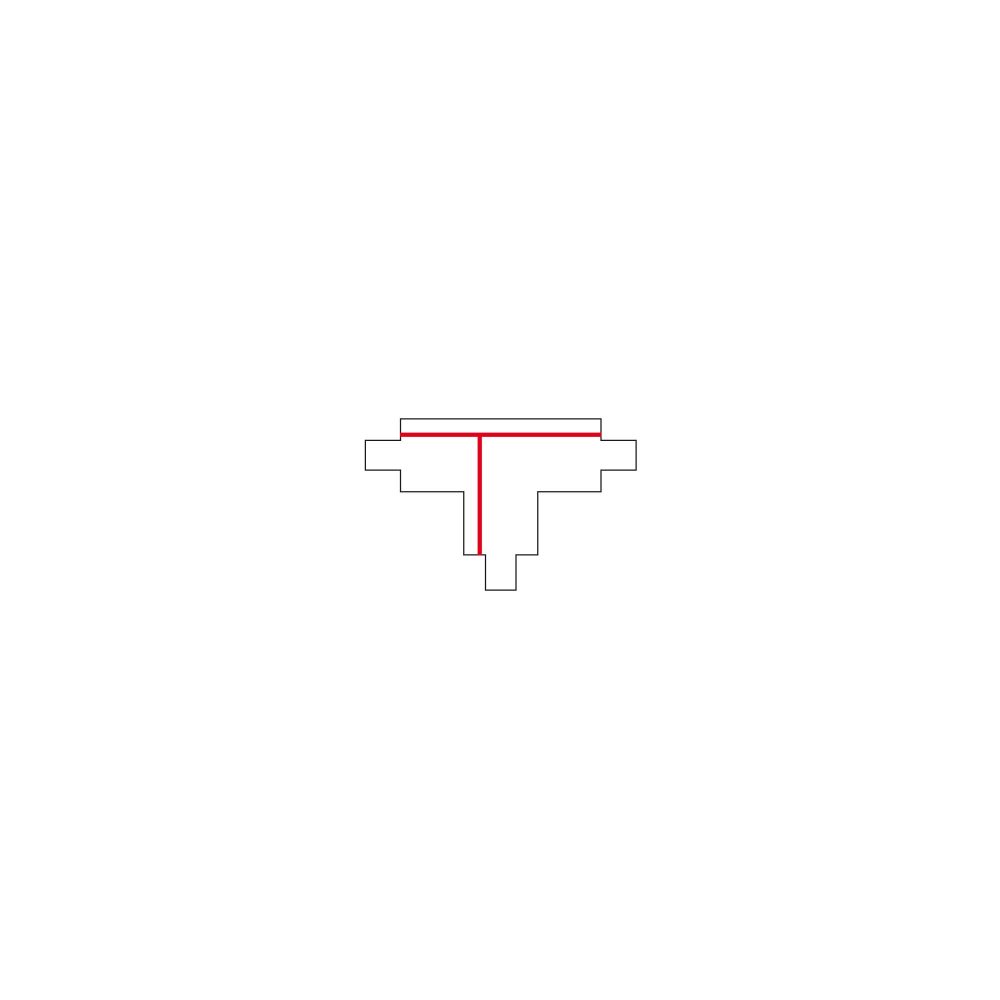 CTLS POWER T CONNECTOR RIGHT 2 WHITE (T-R2) - Слика 3
