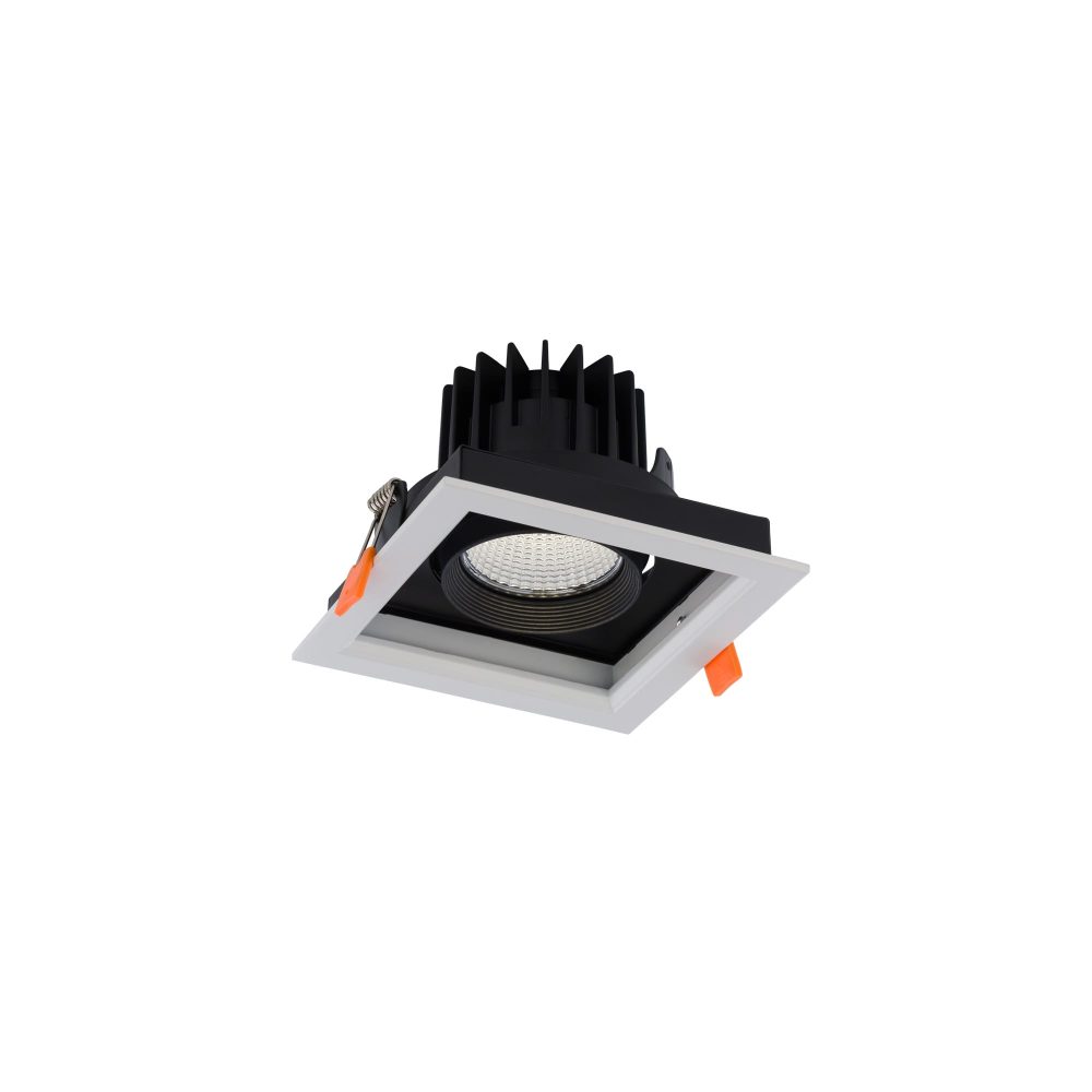 CL DIA LED 18W, 3000K WHITE/BLACK
