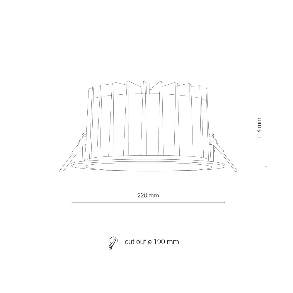 CL KEA LED 40W, 4000K WHITE - Слика 8