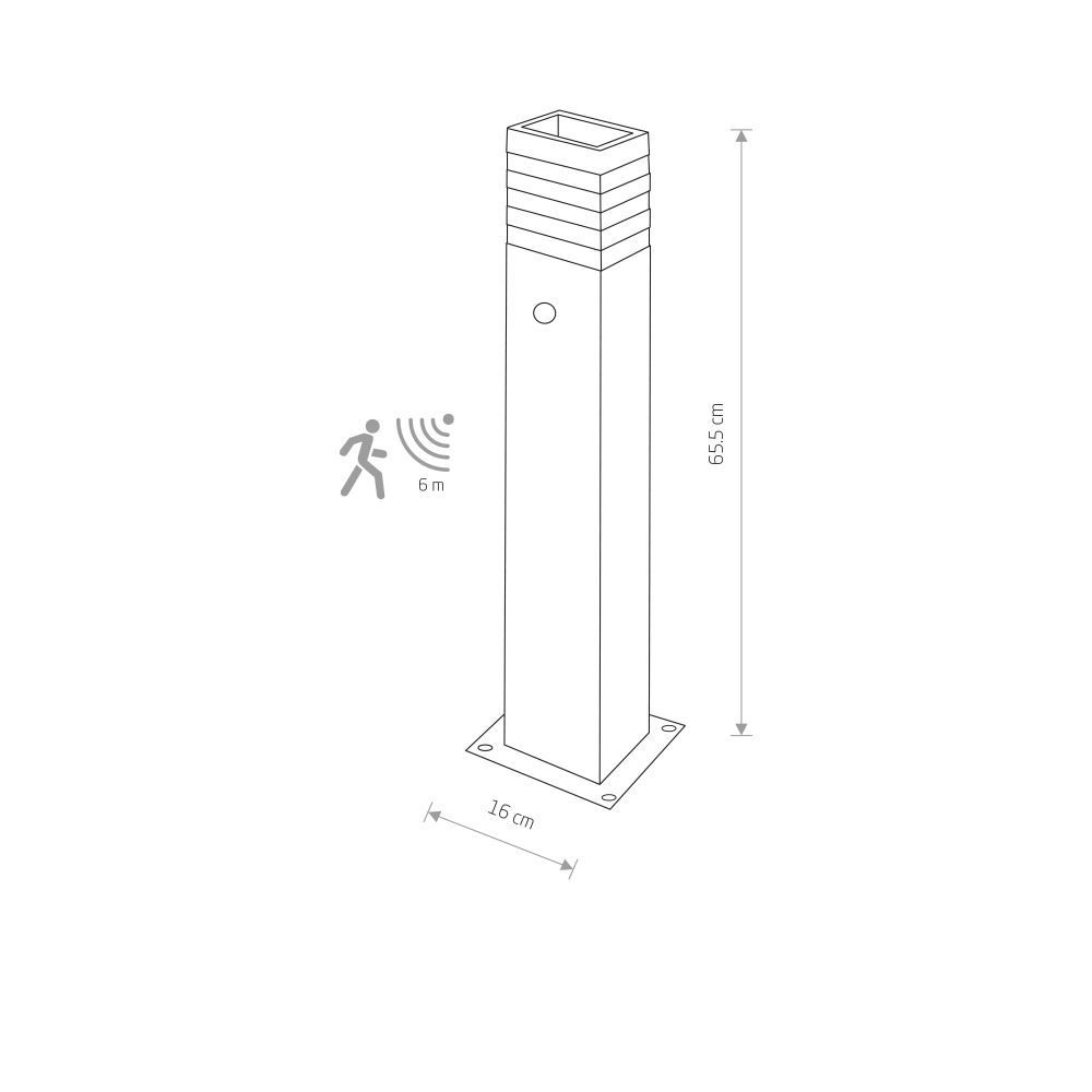 RIO I floor lamp SENSOR - Слика 3