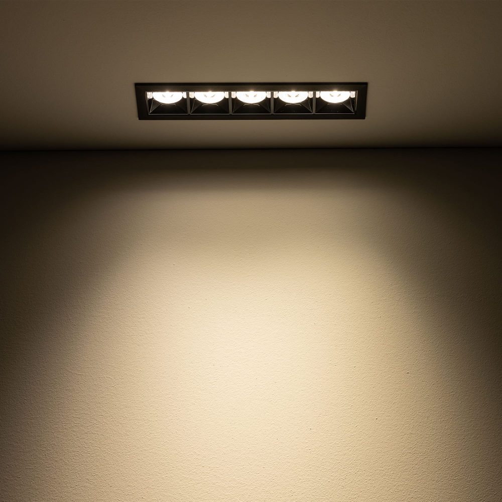 Spot lampe MIDI LED BLACK 20W 3000K RECESSED - Слика 2