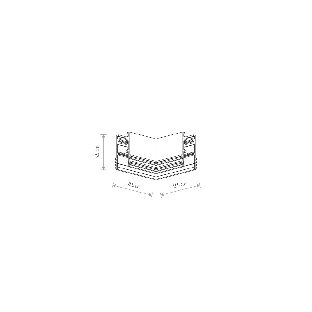 LVM RECESSED HORIZINTAL CORNER - Слика 2