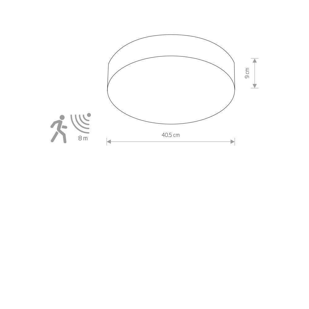 Plafonjera ARENA BLACK SENSOR - Слика 4