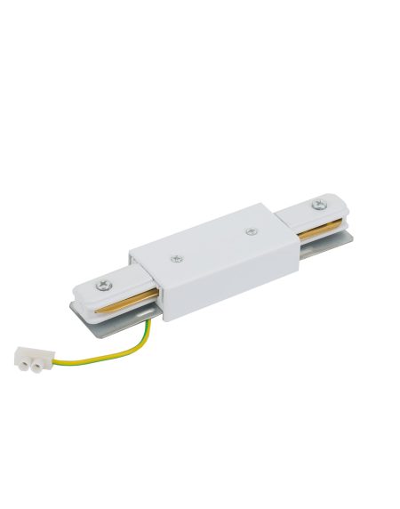 PROFILE POWER STRAIGHT CONNECTOR WHITE
