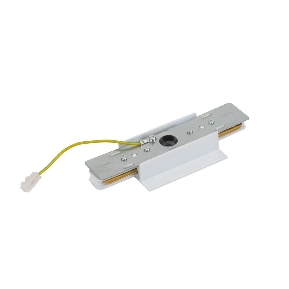 PROFILE RECESSED POWER STRAIGHT CONNECTOR WHITE - Слика 2