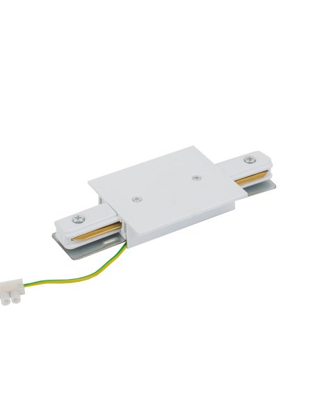 PROFILE RECESSED POWER STRAIGHT CONNECTOR WHITE