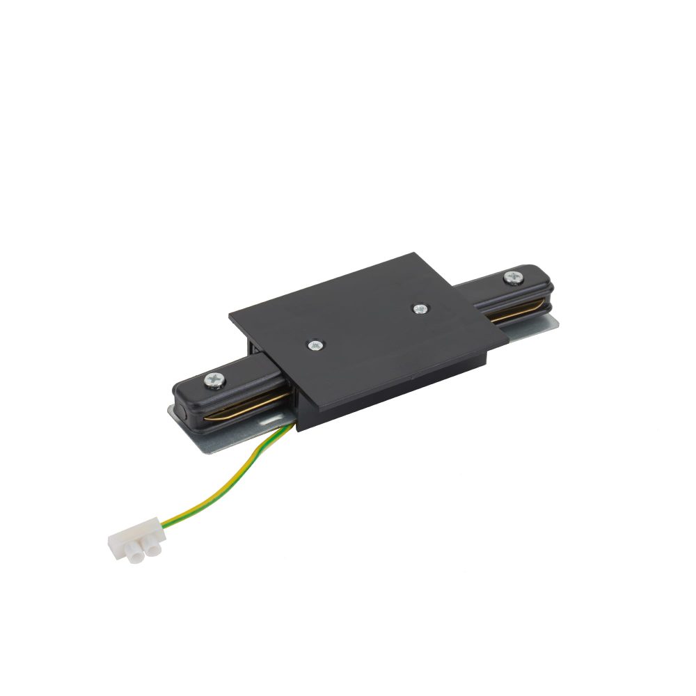 PROFILE RECESSED POWER STRAIGHT CONNECTOR BLACK