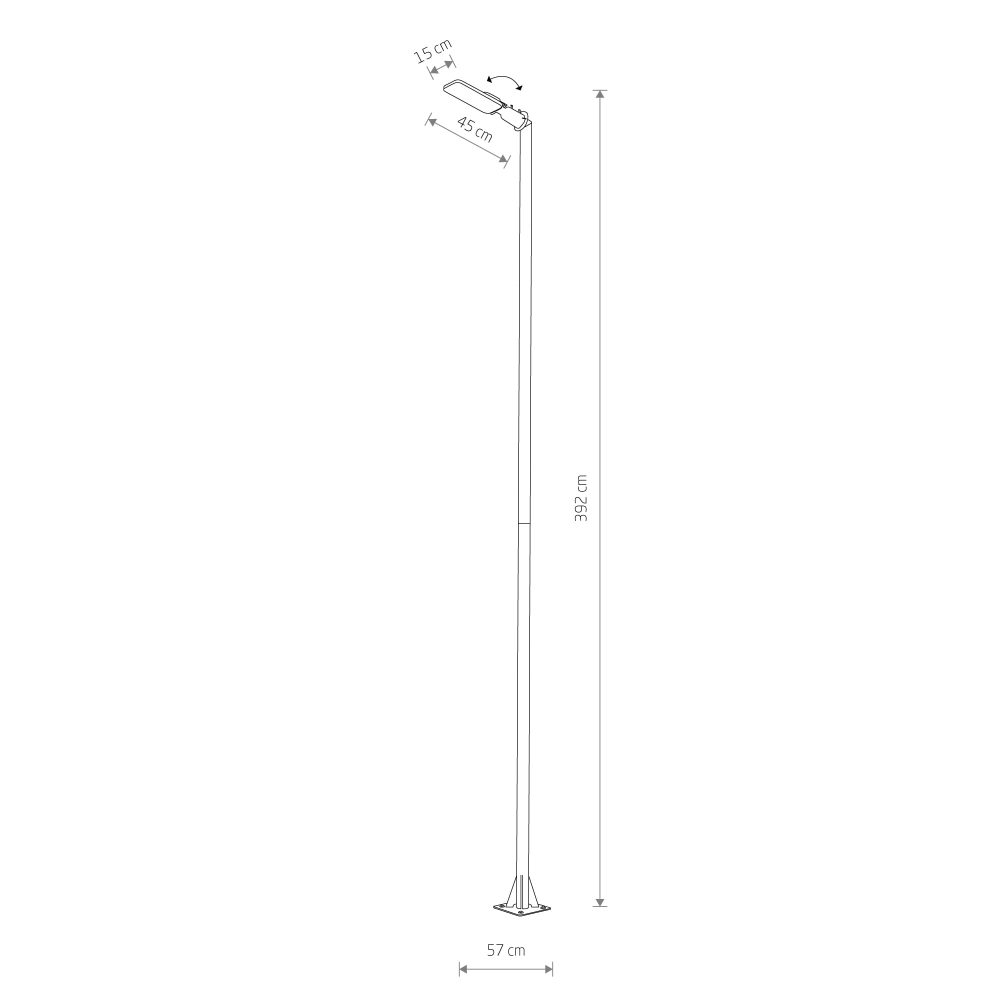 Stubna lampa PATHWAY LED PRO 3000K - Слика 2