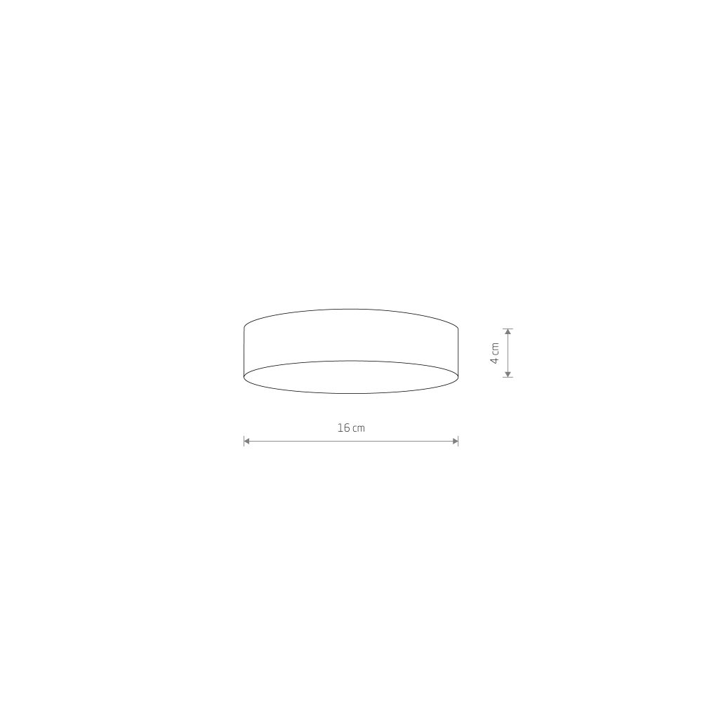 Plafonjera LID ROUND LED 25W 3000K WHITE - Слика 2