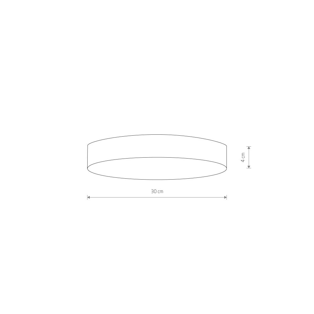 Plafonjera LID ROUND LED 50W 3000K BLACK - Слика 3