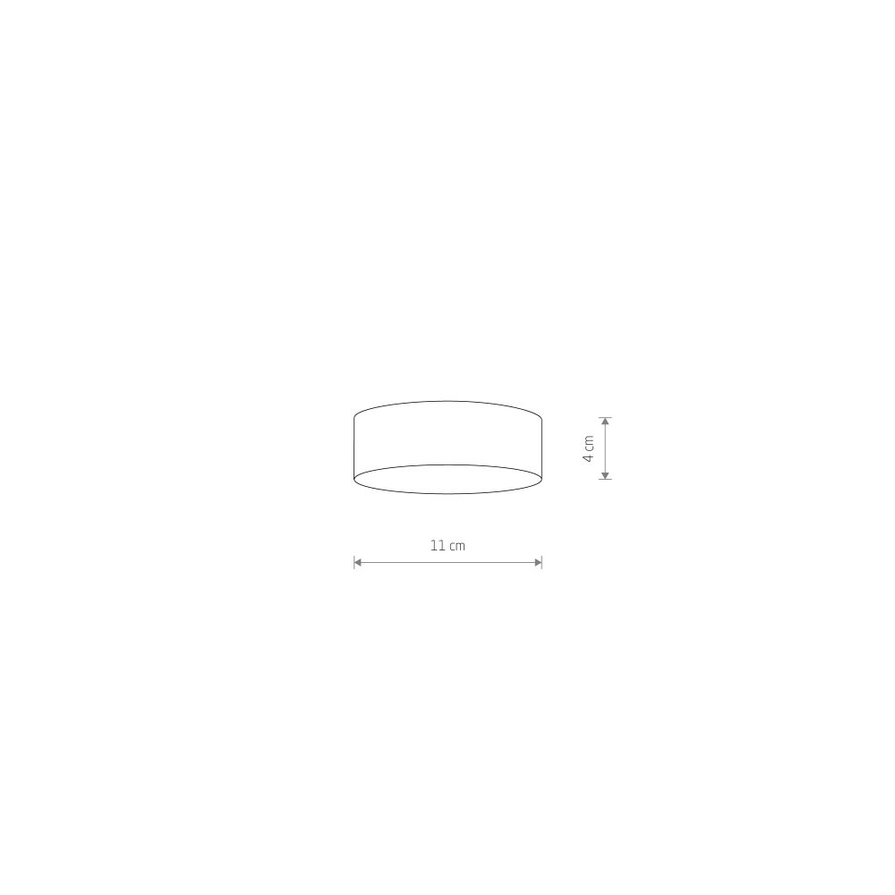 Plafonjera LID ROUND LED 15W 4000K BLACK - Слика 3