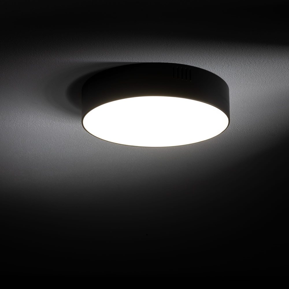 Plafonjera LID ROUND LED 25W 4000K BLACK - Слика 2