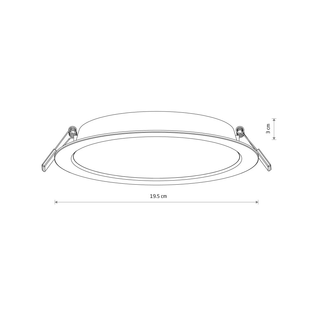 MYKONOS LED 18W, 3000K, WH - Слика 2