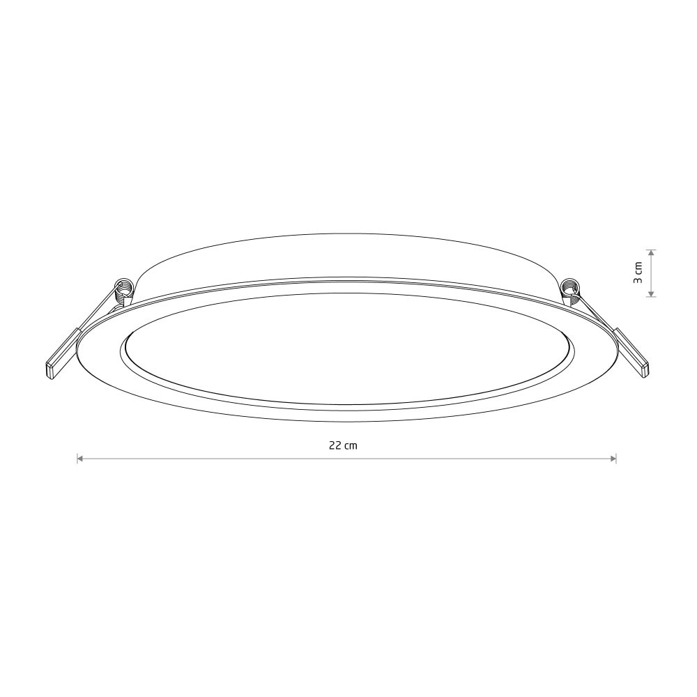 MYKONOS LED 24W, 3000K, WH - Слика 2