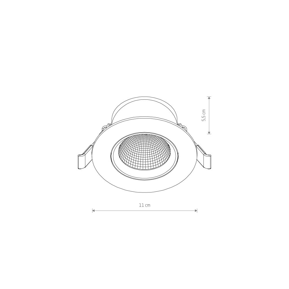 EGINA LED 10W, 3000K, WH - Слика 5