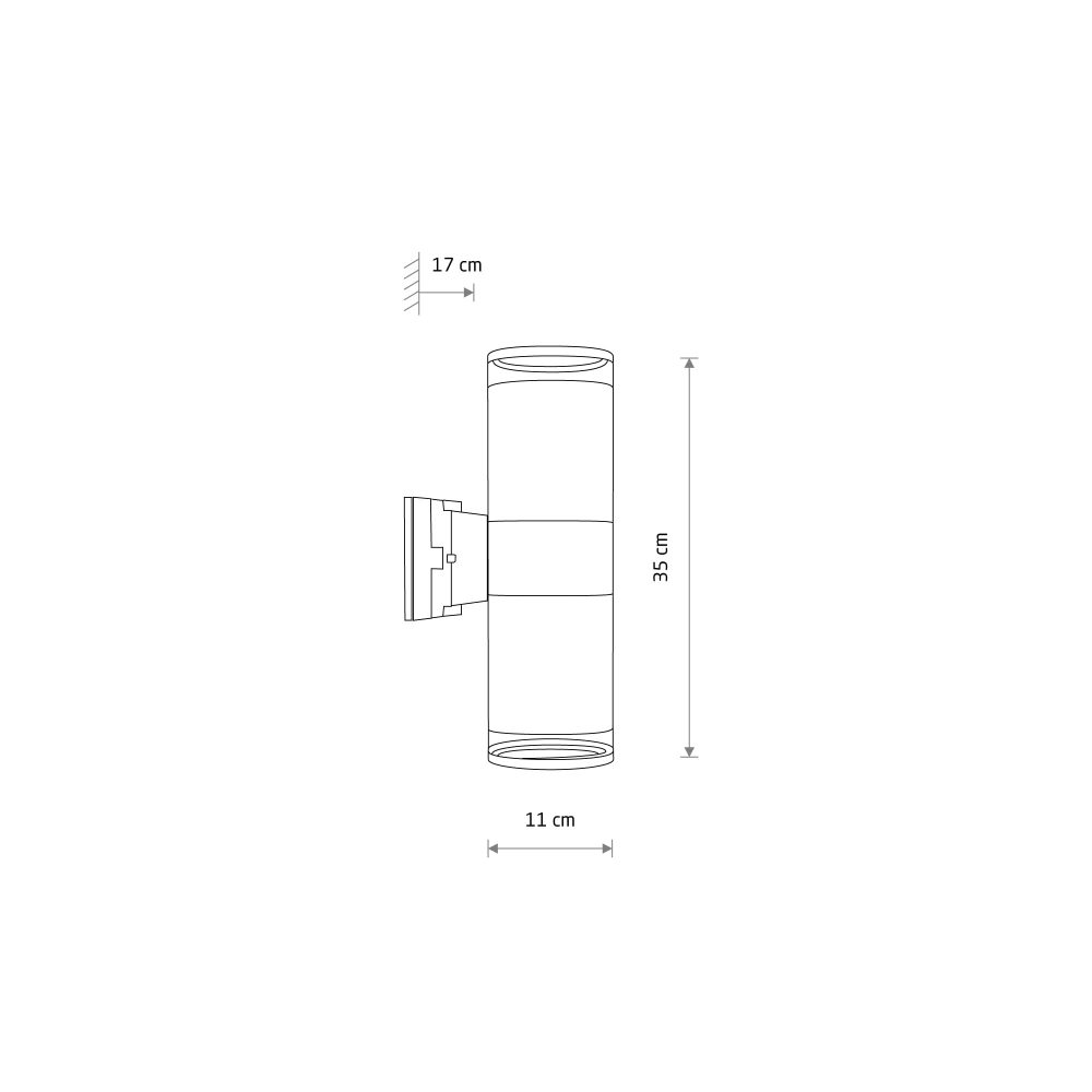 Zidna spot lampa ROCK PRO II wall lamp - Слика 3