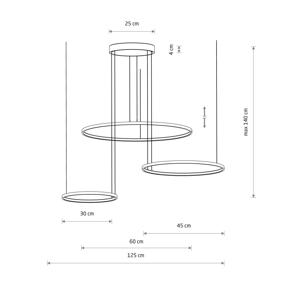 CIRCOLO LED 3000K SH-60/45/30 - Слика 9