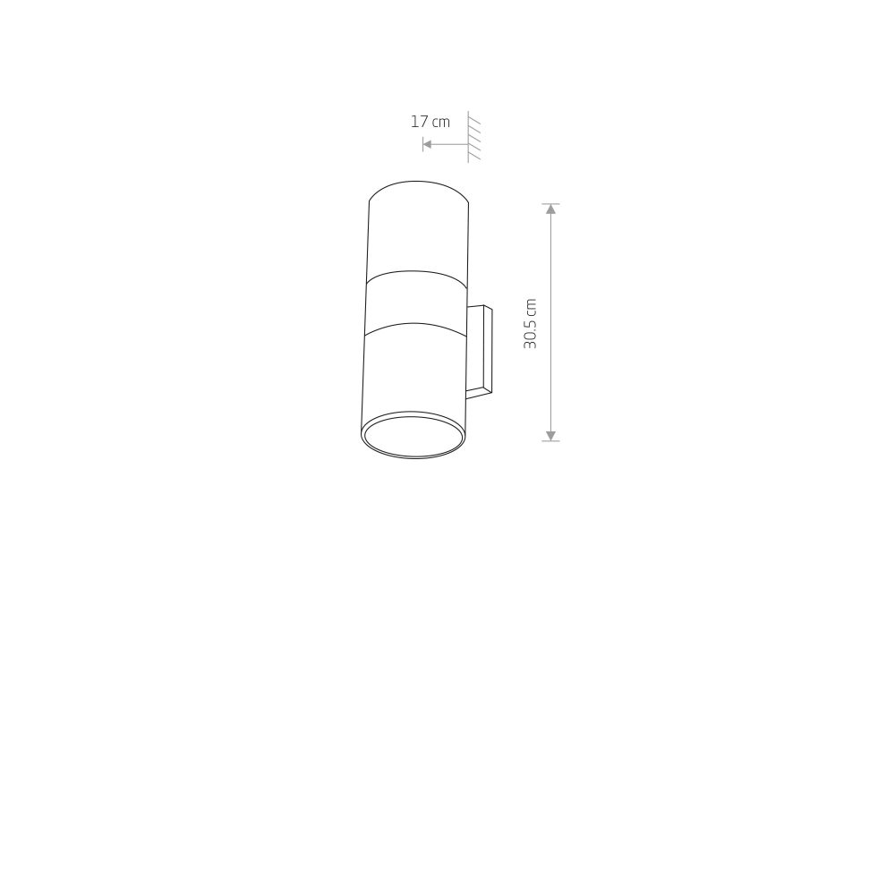 Zidna spot lampa FOG II wall lamp - Слика 2