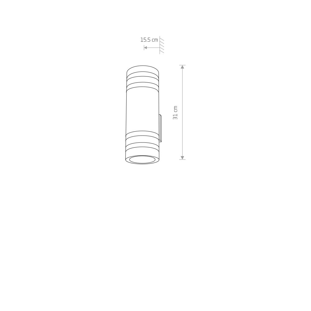 Zidna lampa SIERRA II wall lamp - Слика 2