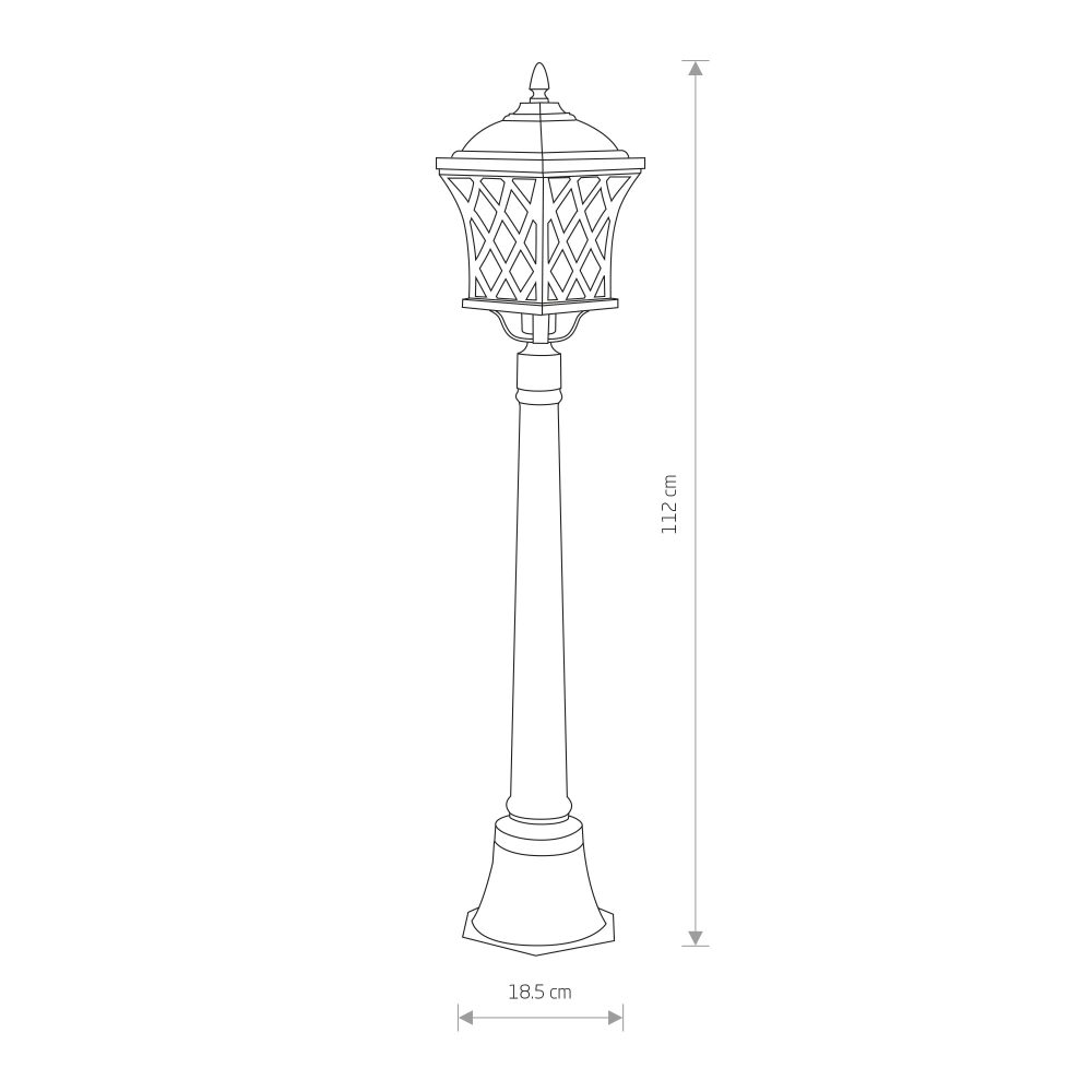 Stubna lampa fenjer TAY I floor lamp - Слика 2