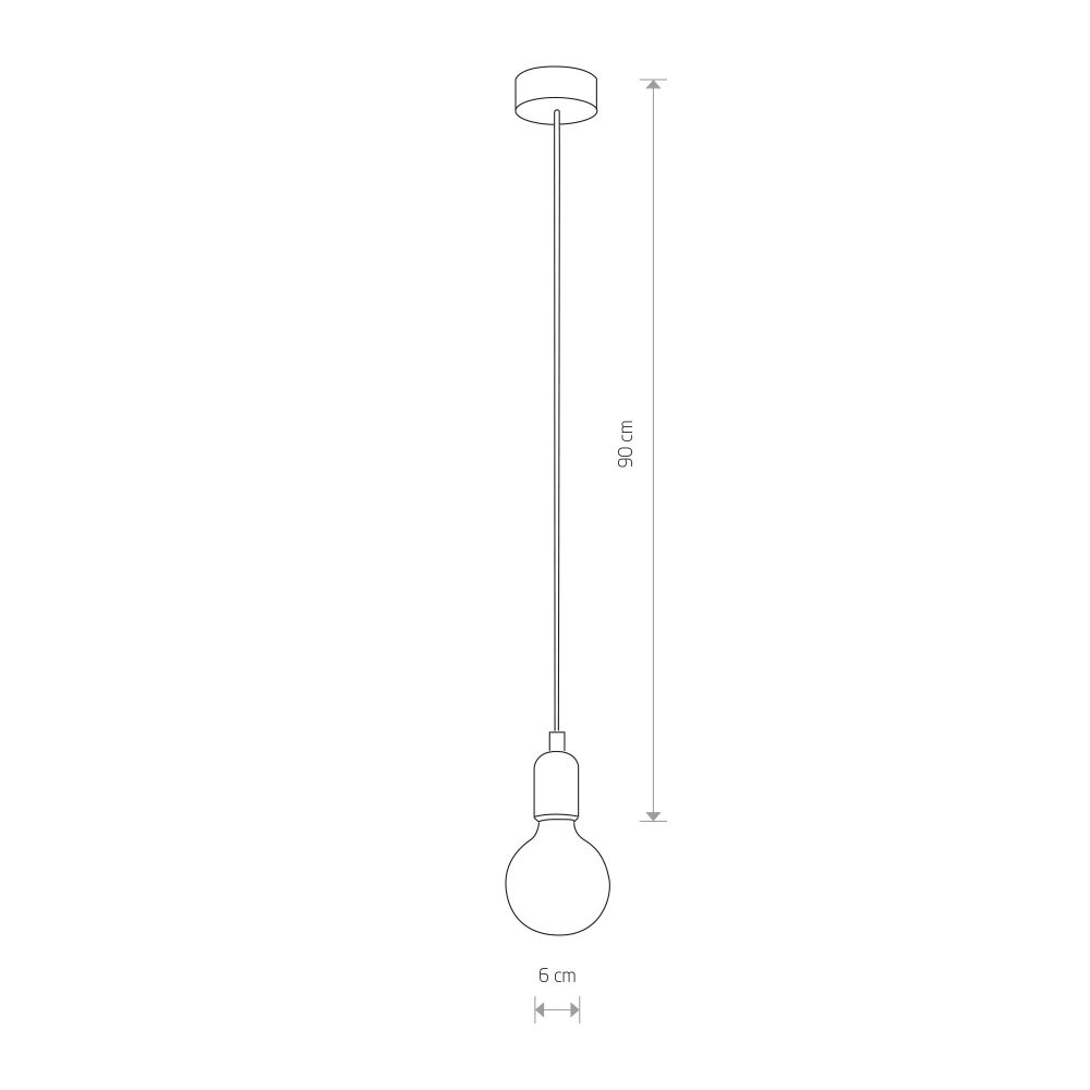 SILICONE BLACK I pendant - Слика 2