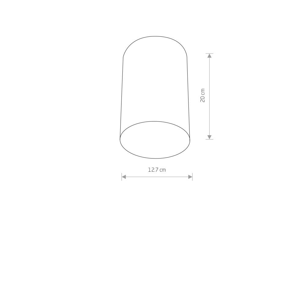 Spot lampa POINT PLEXI WHITE L - Слика 2