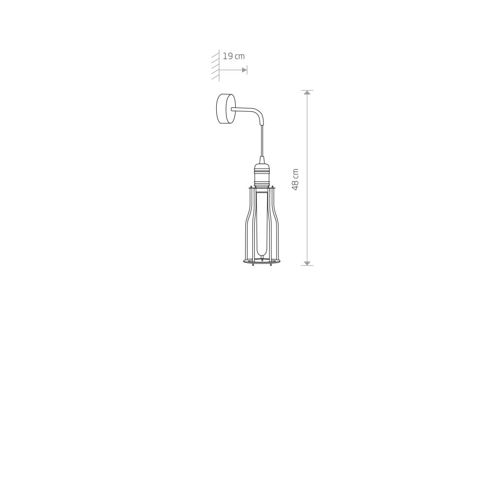 WORKSHOP I wall lamp A - Слика 2