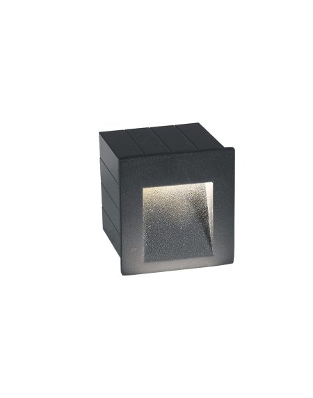 Ugradna zidna lampa STEP  LED  GRAPHITE