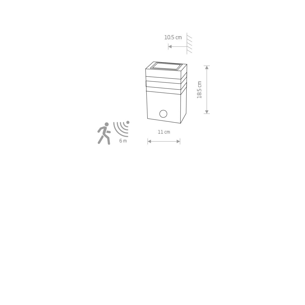 Zidna lampa RIO SENSOR - Слика 2