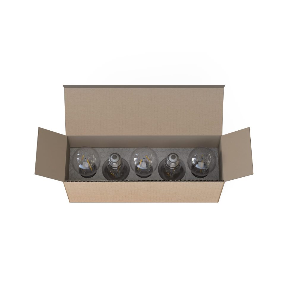 BULB A60 LED 2W, E27 2200K, 5ET 5 PCS