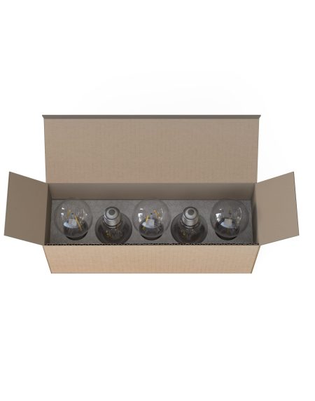 BULB A60 LED 2W, E27 2200K, 5ET 5 PCS