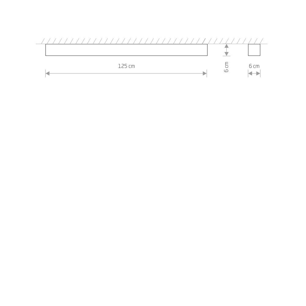 Plafonjera SOFT CEILING LED GRAPHITE 120X6 - Слика 4