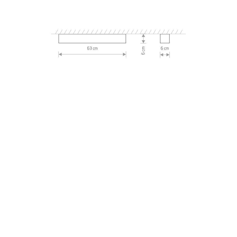 Plafonjera SOFT CEILING LED GRAPHITE 60X6 - Слика 4