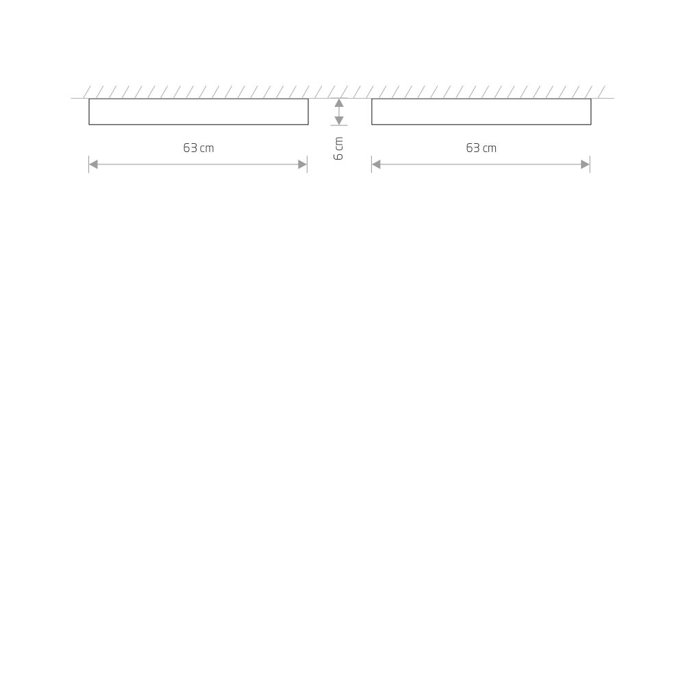 Plafonjera SOFT CEILING LED WHITE 60X60 - Слика 4