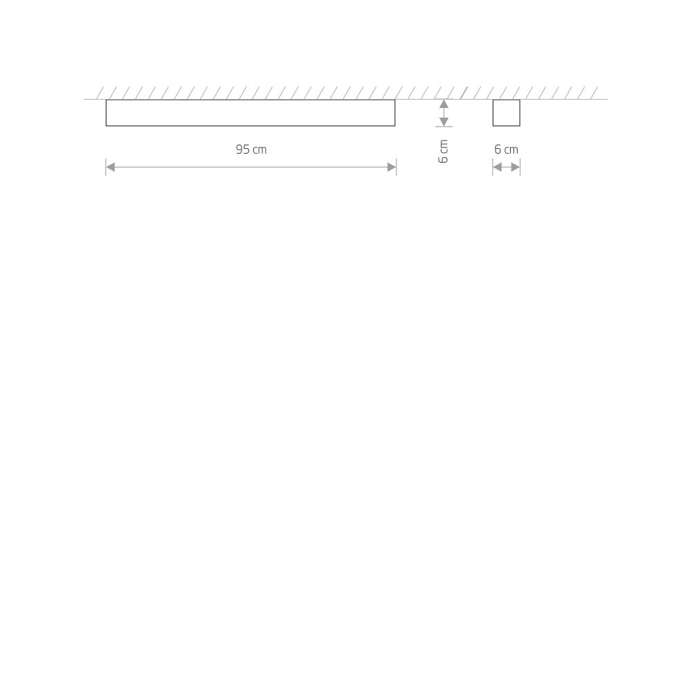 Plafonjera SOFT CEILING LED WHITE 90X6 - Слика 4