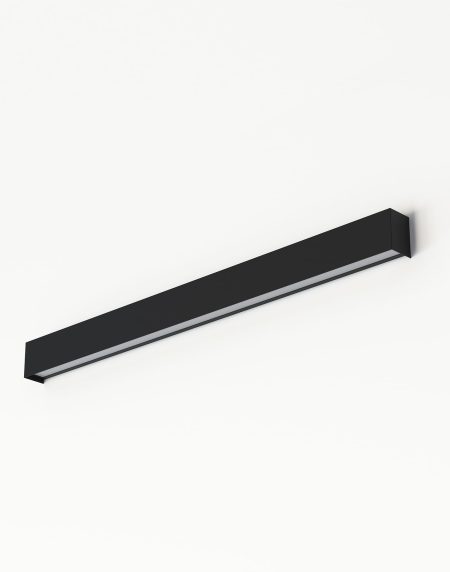 STRAIGHT WALL LED BLACK M