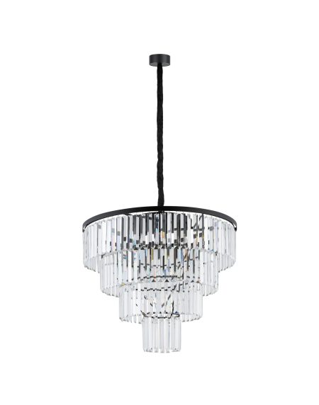 Luster CRISTAL BLACK L pendant
