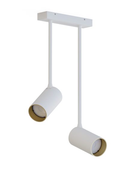 Spot lampe MONO LONG II WHITE/GOLD