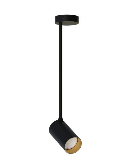 Spot lampa MONO LONG M BLACK/GOLD