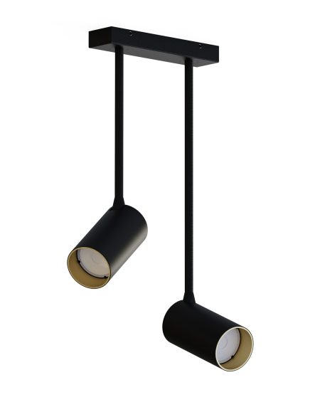 Spot lampe MONO LONG II BLACK/GOLD