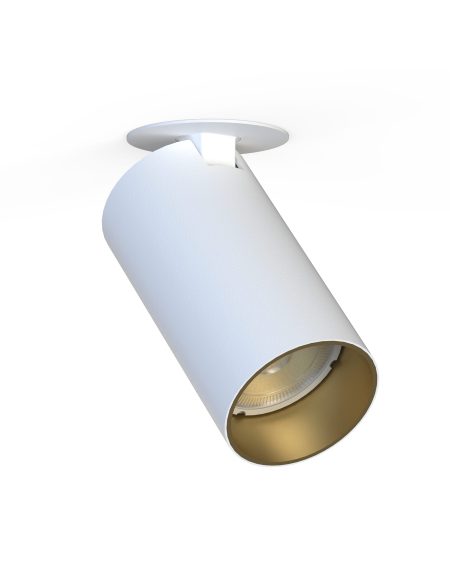 Spot lampa MONO SURFACE I WHITE/GOLD