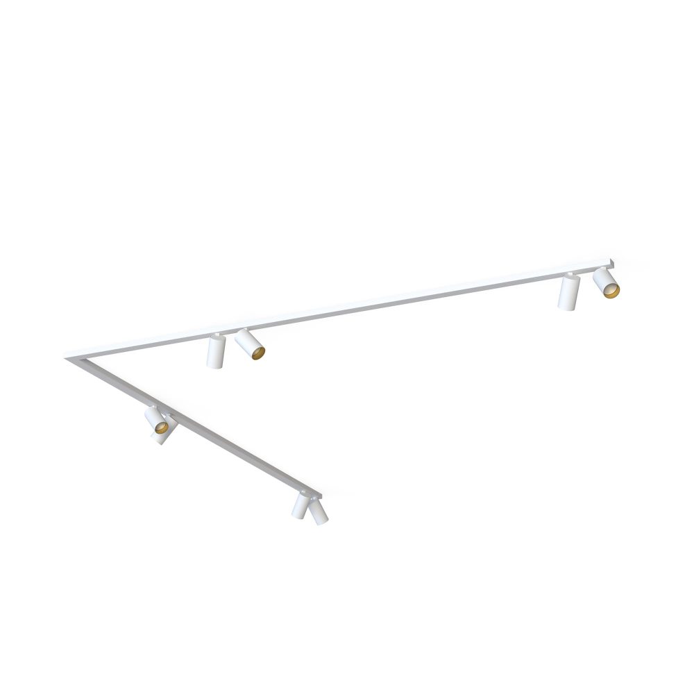 Spot lampe MONO CORNER VIII 2X200 WHITE/GOLD
