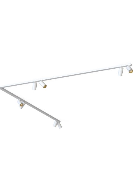 Spot lampe MONO CORNER VIII 2X200 WHITE/GOLD