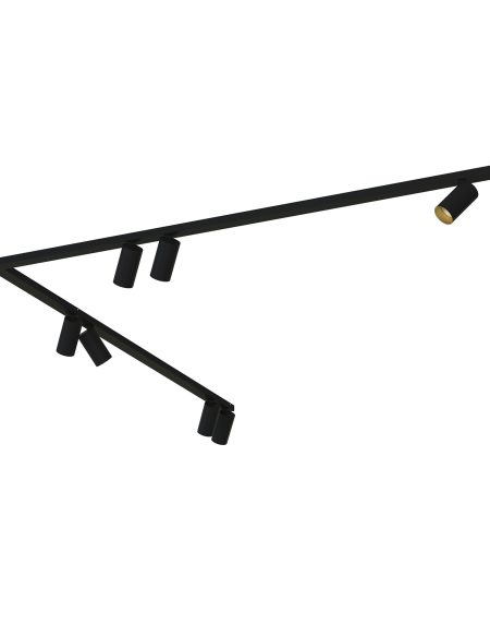 Spot lampe MONO CORNER VIII 2X150 BLACK/GOLD