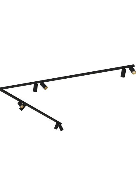 Spot lampe MONO CORNER VIII 2X200 BLACK/GOLD