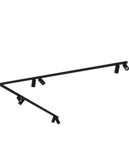 Spot lampe MONO CORNER VIII 2X200 BLACK