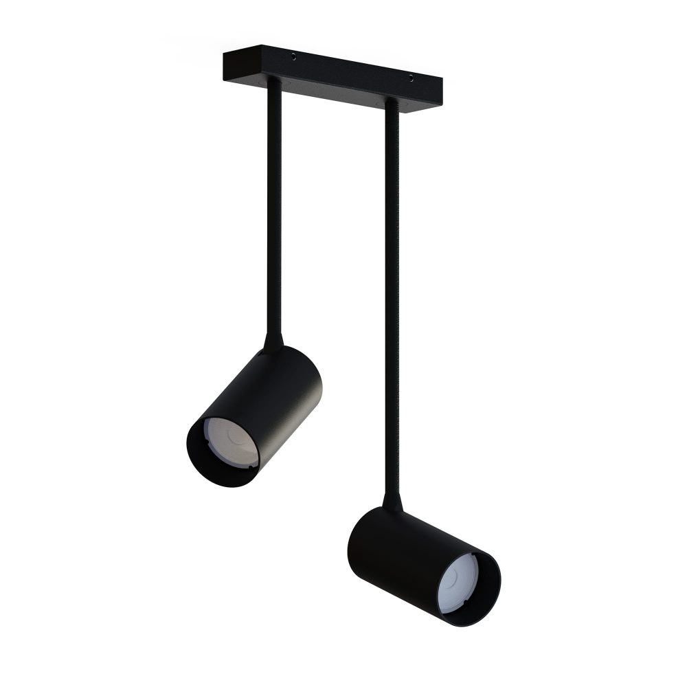 Spot lampe MONO LONG II BLACK