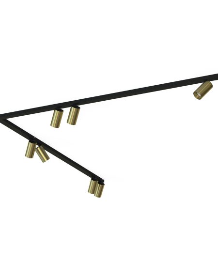 Spot lampe MONO CORNER VIII 2X150 SOLID BRASS